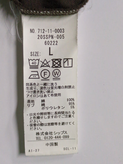 SHIPS any: USAコットン ベーシック ポケット Tシャツ