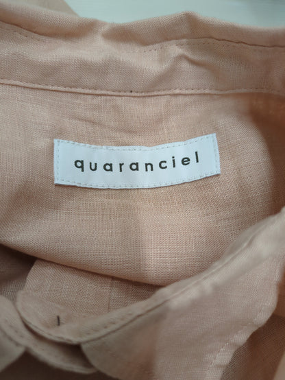 quaranciel:〈洗濯機可能〉ヘンプ シアー オーバー シャツ
