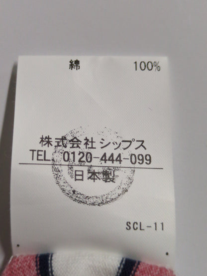 SHIPS: MADE IN JAPAN スペック ボーダー ポケット Tシャツ