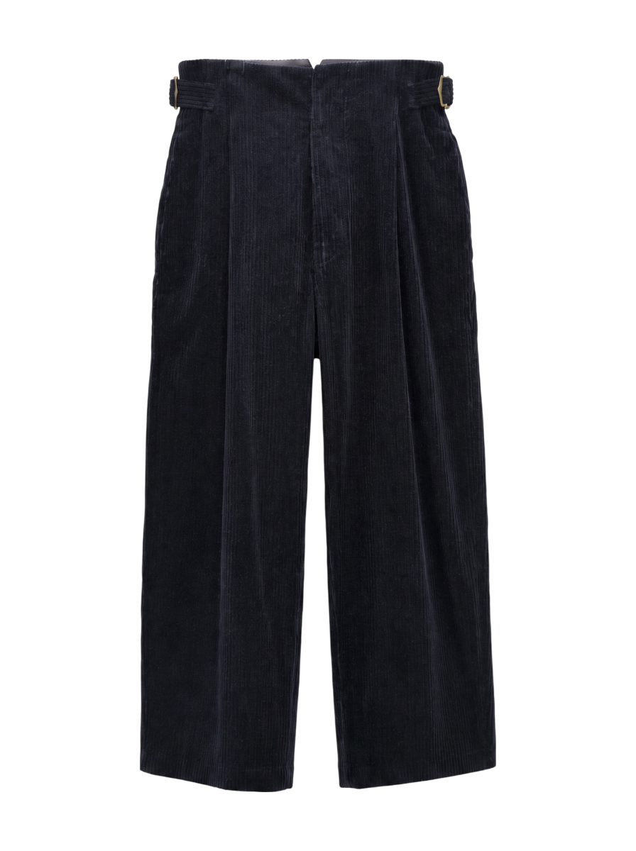 SHIPS Primary Navy Label:〈手洗い可能〉親子 コール ワイド パンツ