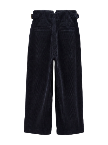 SHIPS Primary Navy Label:〈手洗い可能〉親子 コール ワイド パンツ