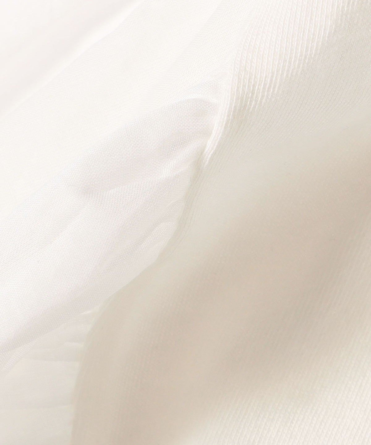 ギャザー スリーブ コットン 天竺 TEE