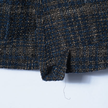 SHIPS: ボノット社生地使用 ブークレ チェック S/3Bジャケット