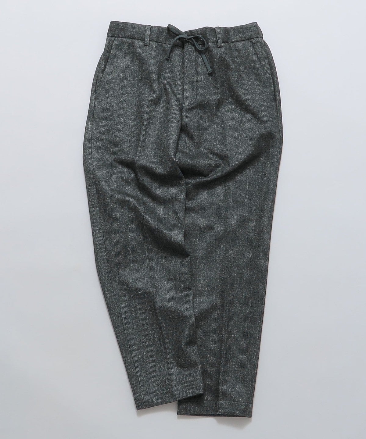 SHIPS: ダウンファブリック イージー スラックス 23AW〈チェック〉