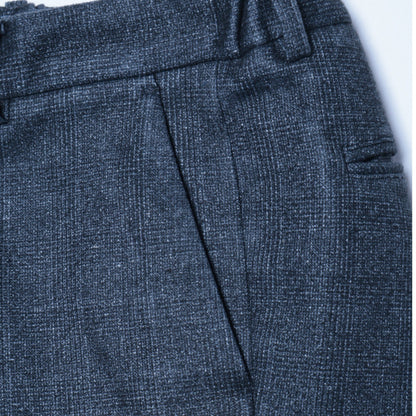 SHIPS: ダウンファブリック イージー スラックス 23AW〈チェック〉