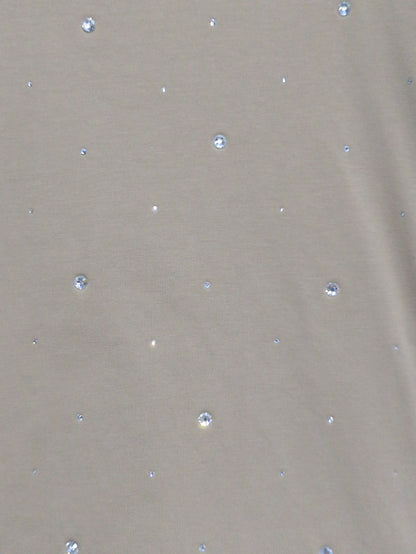【WEB限定】〈手洗い可能〉ラインストーン ワイド TEE
