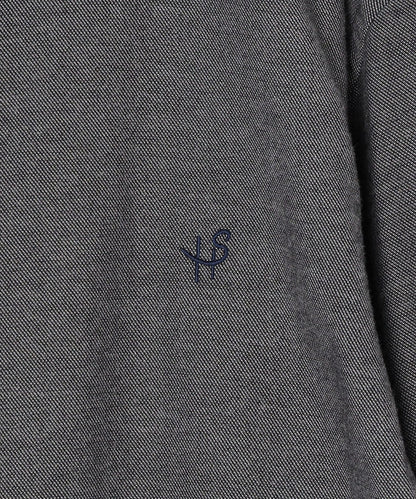 SHIPS: ワンポイント ロゴ エンブロイダリー コットン / レーヨン オックスフォード ボタンダウン シャツ