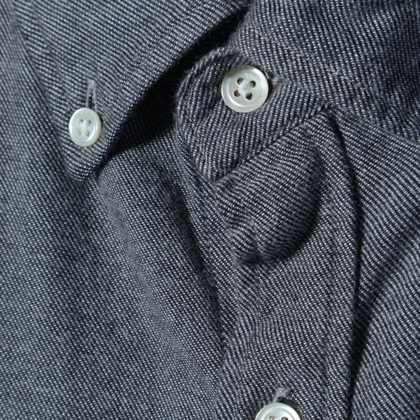 SHIPS: ワンポイント ロゴ エンブロイダリー コットン / レーヨン オックスフォード ボタンダウン シャツ