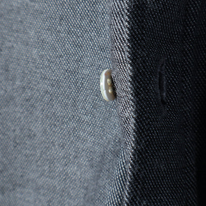 SHIPS: ワンポイント ロゴ エンブロイダリー コットン / レーヨン オックスフォード ボタンダウン シャツ