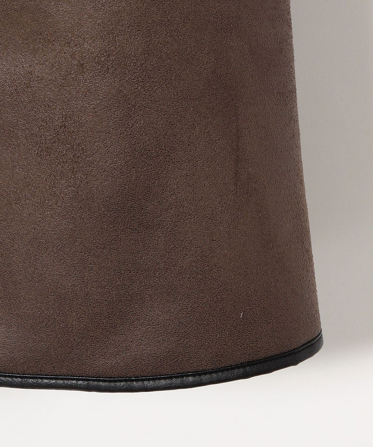 SHIPS any: フェイクムートン ノーカラー ロングコート