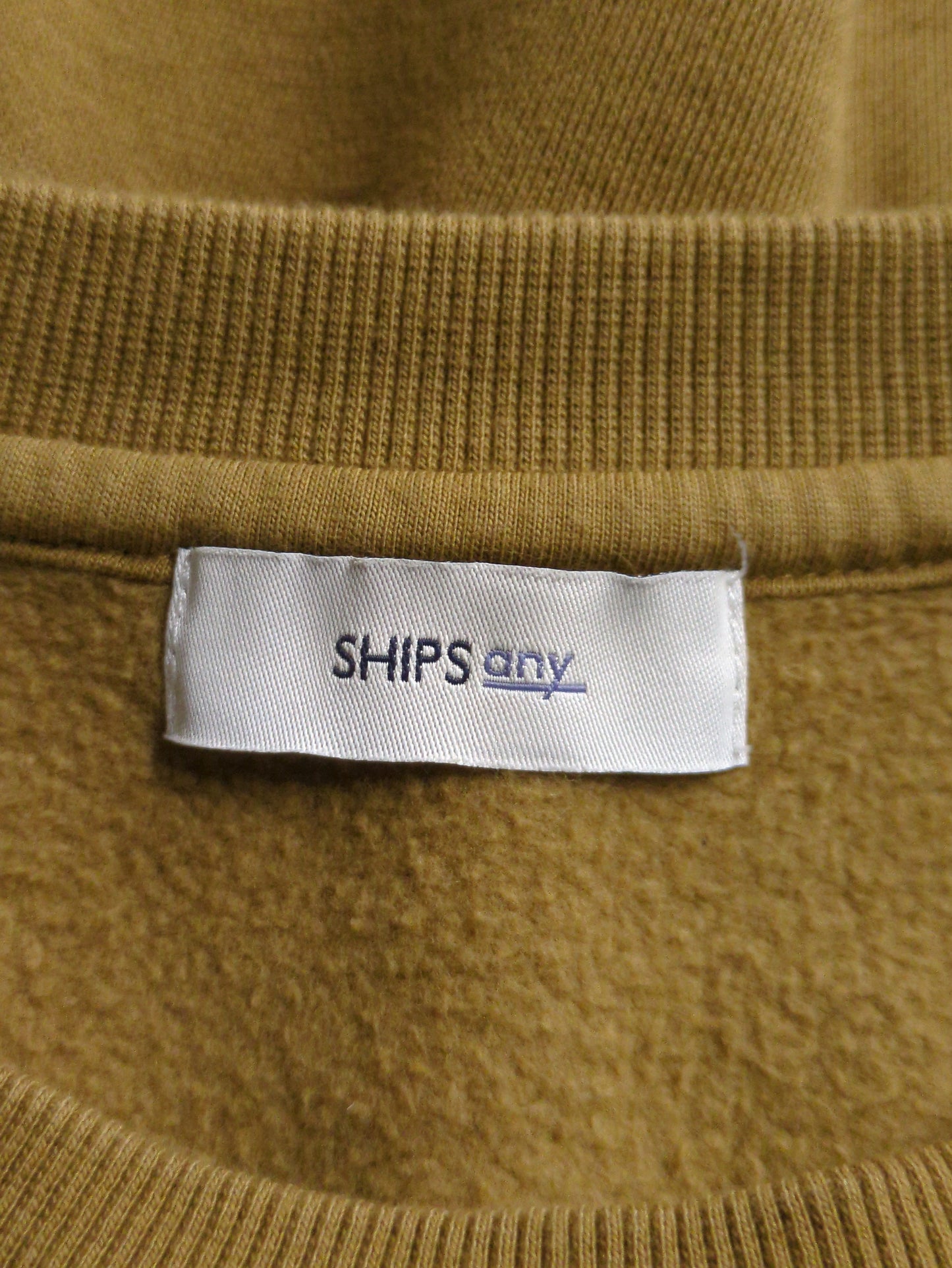 SHIPS any:〈洗濯機可能〉USA コットン 裏起毛 コクーン プルオーバー