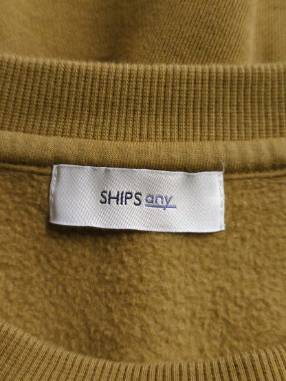 SHIPS any:〈洗濯機可能〉USA コットン 裏起毛 コクーン プルオーバー