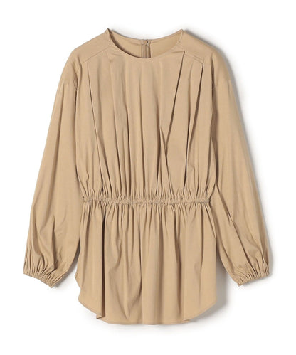 〈手洗い可能〉ブロードシャーリングブラウス