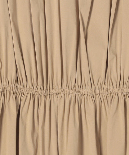 〈手洗い可能〉ブロードシャーリングブラウス