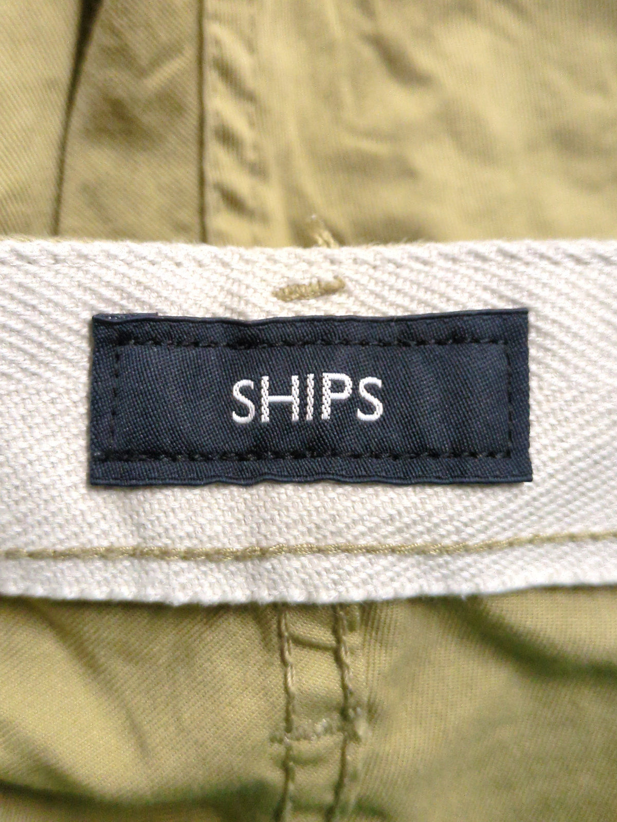 SHIPS:〈抗菌加工〉japan quality カラー テーパード スリム チノパンツ