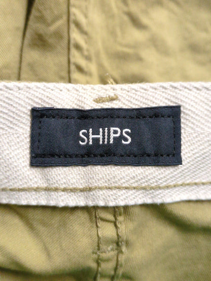 SHIPS:〈抗菌加工〉japan quality カラー テーパード スリム チノパンツ