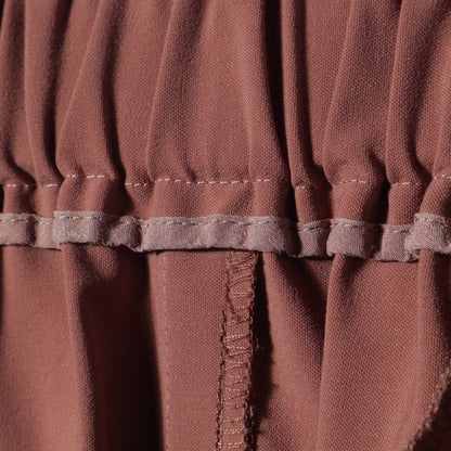 〈手洗い可能〉ストレッチテーパードパンツ