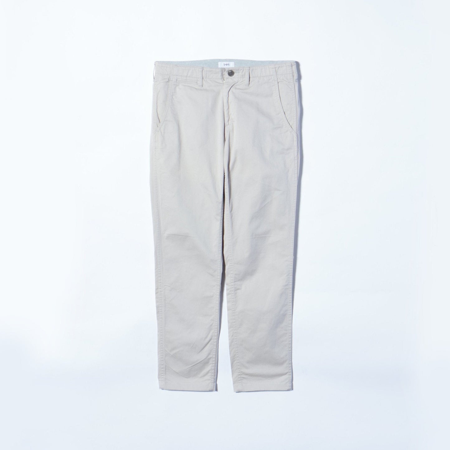 SHIPS: 17SS コンパクトストレッチ スリムテーパード チノパンツ