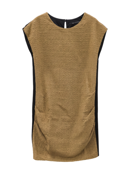 LB:TWEED COMBI JERSEY DRESS