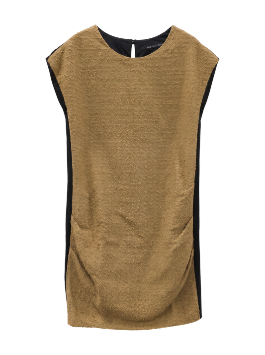 LB:TWEED COMBI JERSEY DRESS