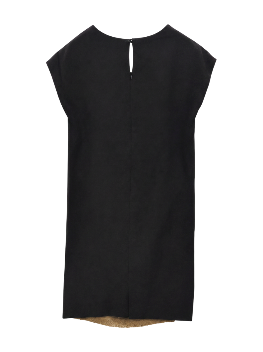 LB:TWEED COMBI JERSEY DRESS