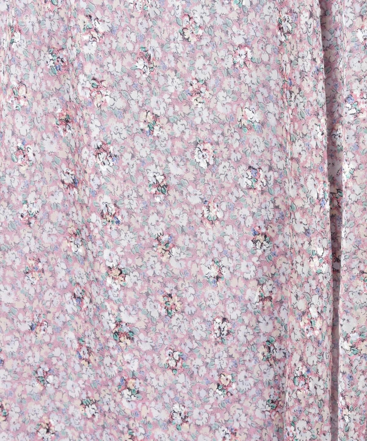 Khaju:フラワープリントロングスカート