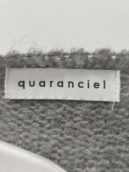 quaranciel:〈洗濯可能〉Vネック ニット ＆ シャツ ワンピース セット