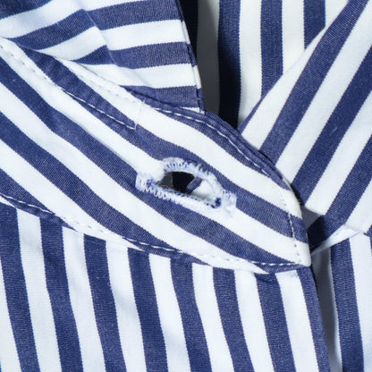 Primary NavyLabel:〈手洗い可能〉ストライプ ビッグ シルエット シャツ