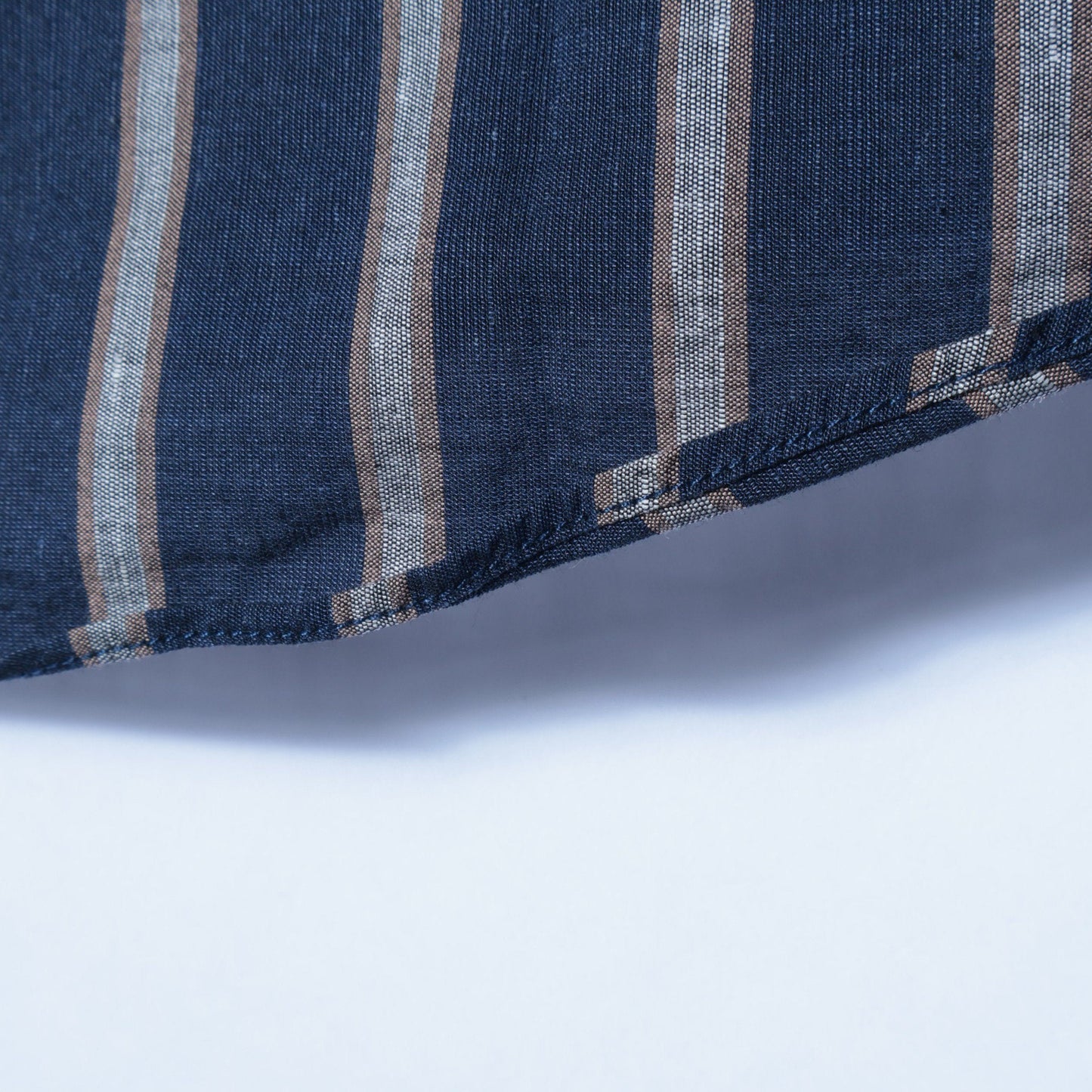 SHIPS: Herdmans コットン/リネン 7スリーブ シャツ due 20SS