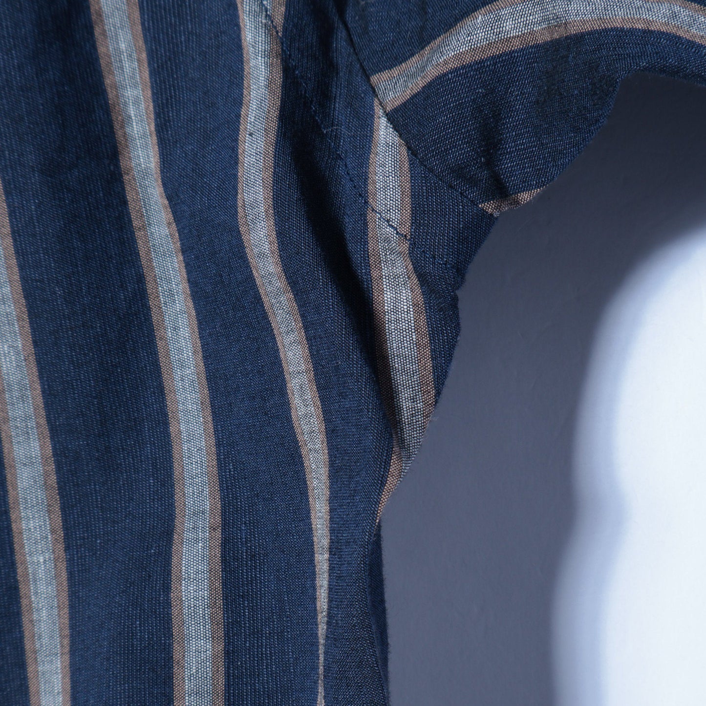 SHIPS: Herdmans コットン/リネン 7スリーブ シャツ due 20SS