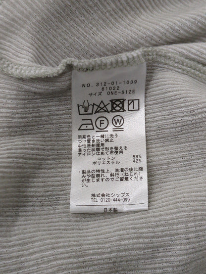 〈手洗い可能〉クレーピーナチュラルリブタートルネック