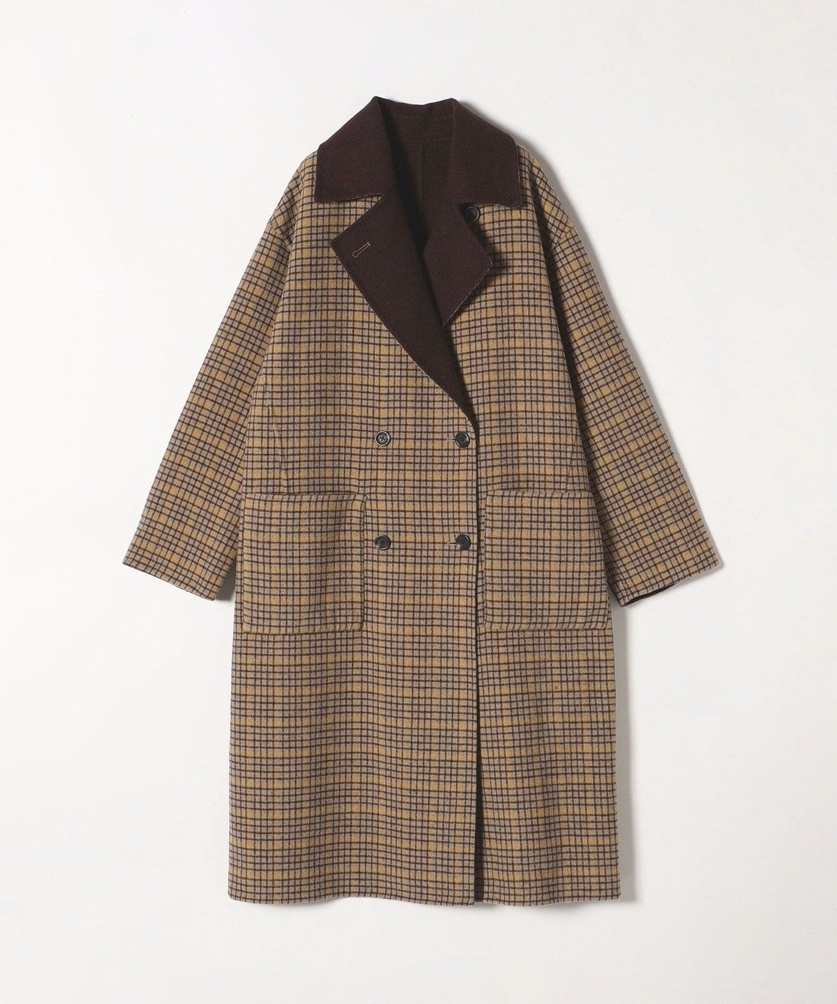 SHIPS any: リバー テーラード ロング コート