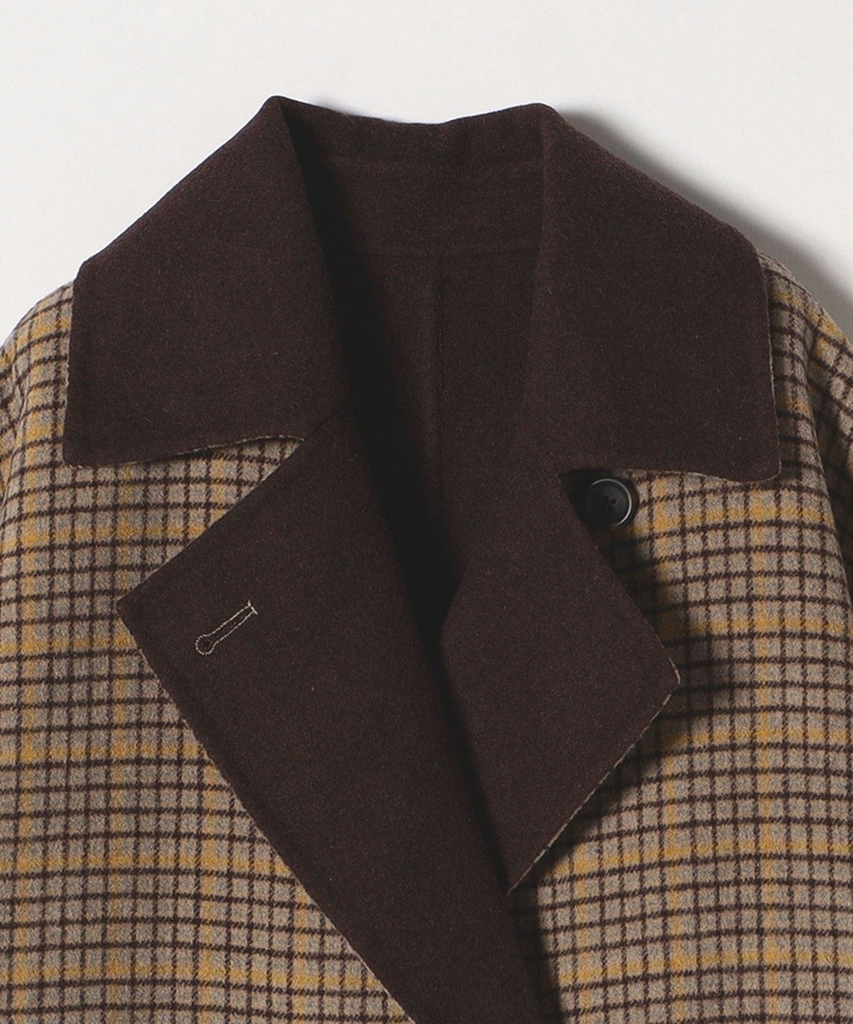 SHIPS any: リバー テーラード ロング コート