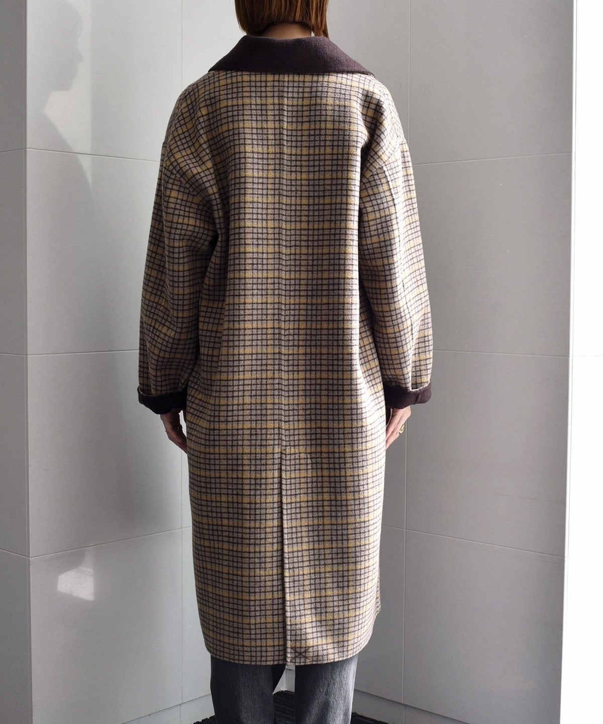 SHIPS any: リバー テーラード ロング コート