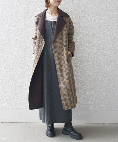 SHIPS any: リバー テーラード ロング コート