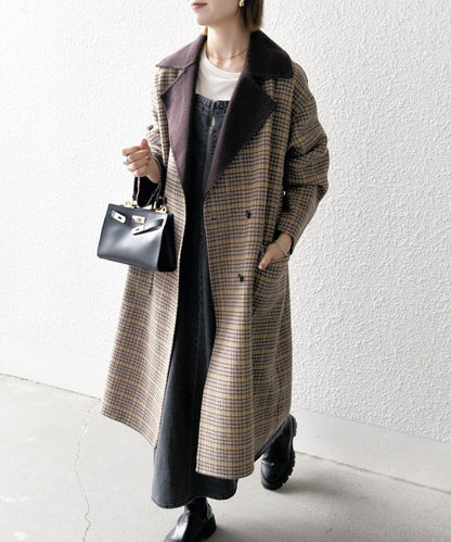 SHIPS any: リバー テーラード ロング コート