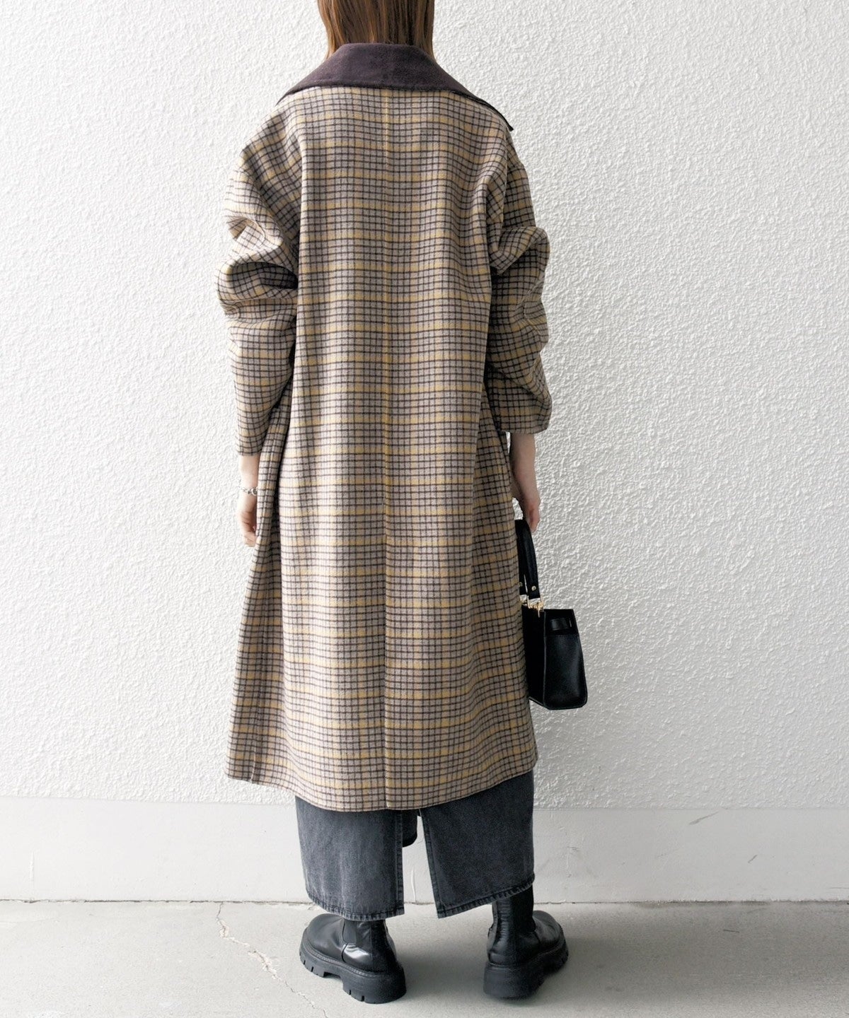 SHIPS any: リバー テーラード ロング コート