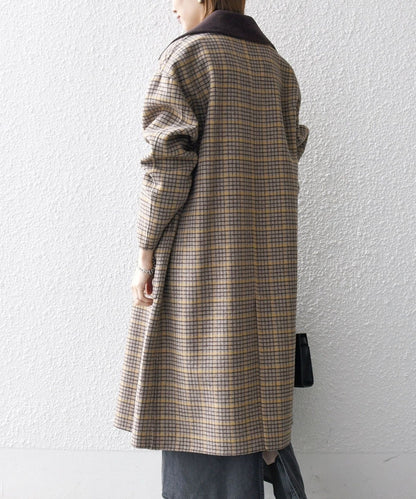 SHIPS any: リバー テーラード ロング コート