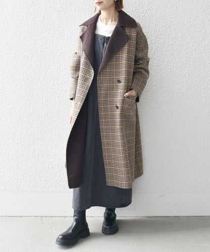 SHIPS any: リバー テーラード ロング コート
