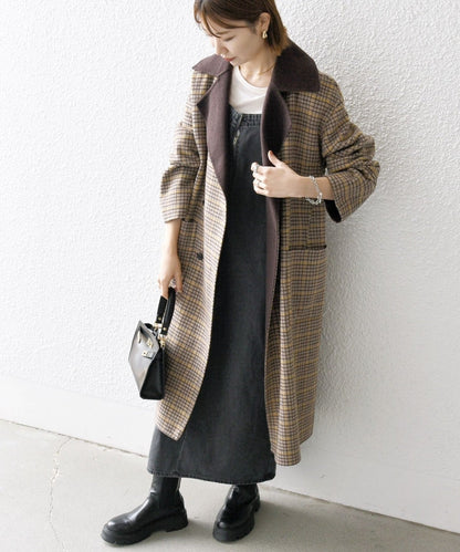 SHIPS any: リバー テーラード ロング コート