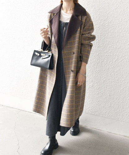 SHIPS any: リバー テーラード ロング コート