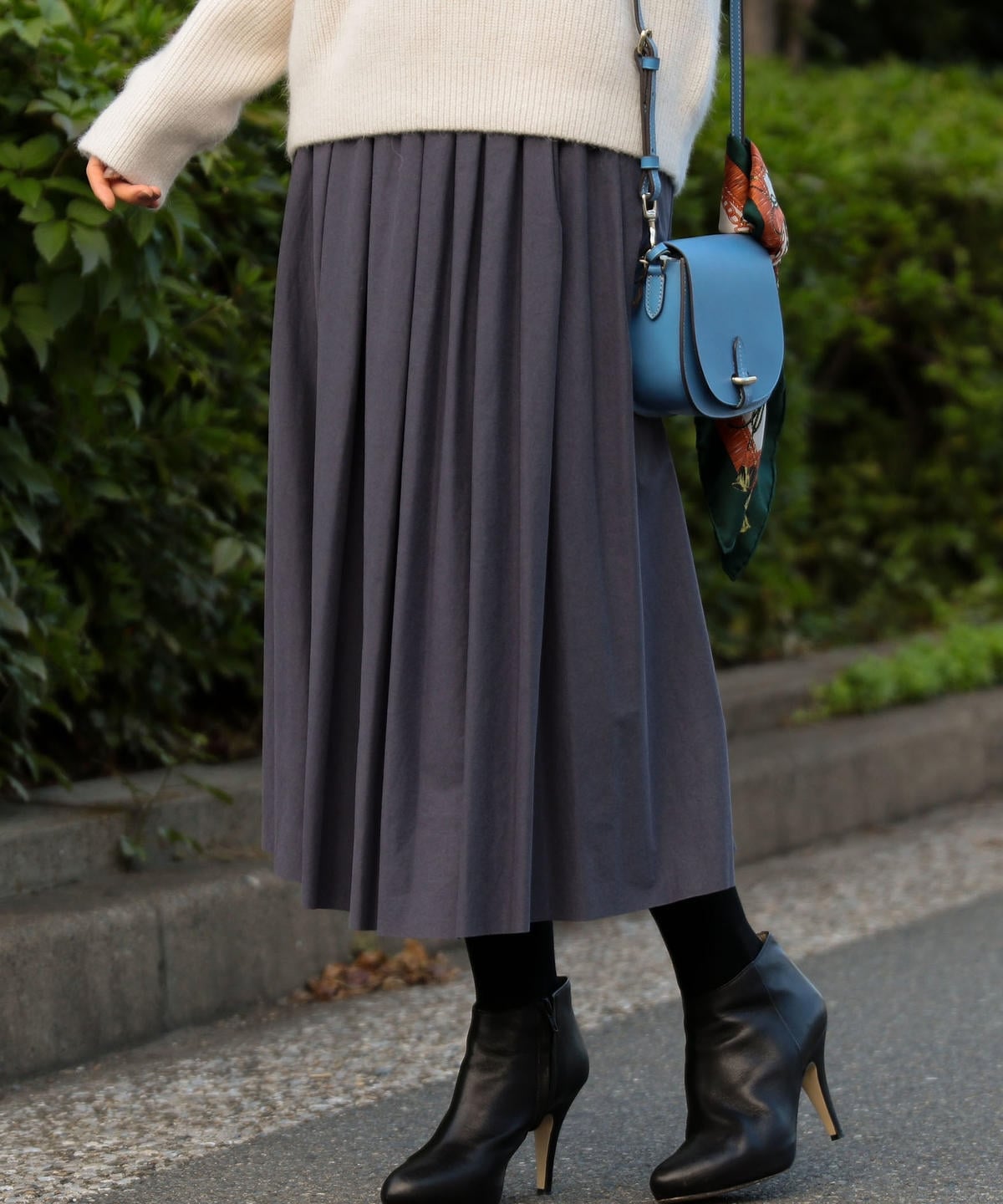 〈手洗い可能〉カラーボリュームスカート