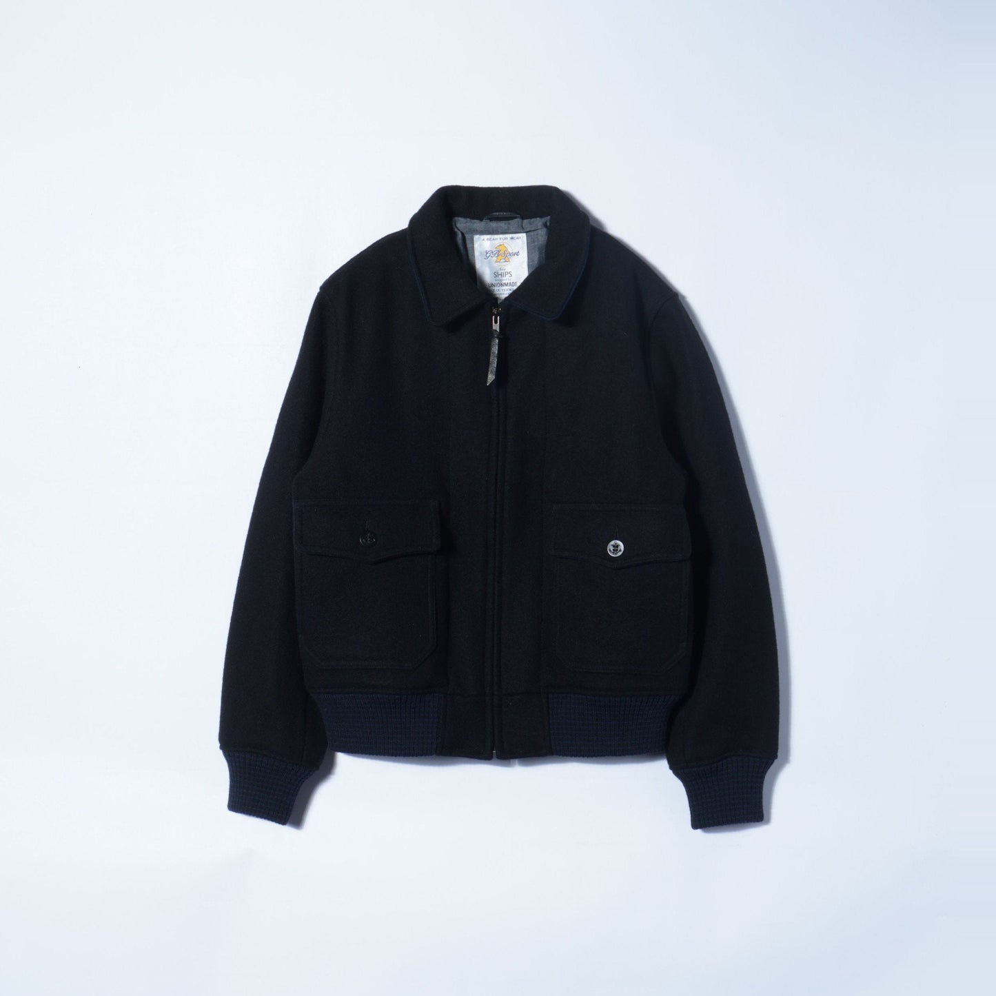 GB:32OZ MELTON BOMBER JAC