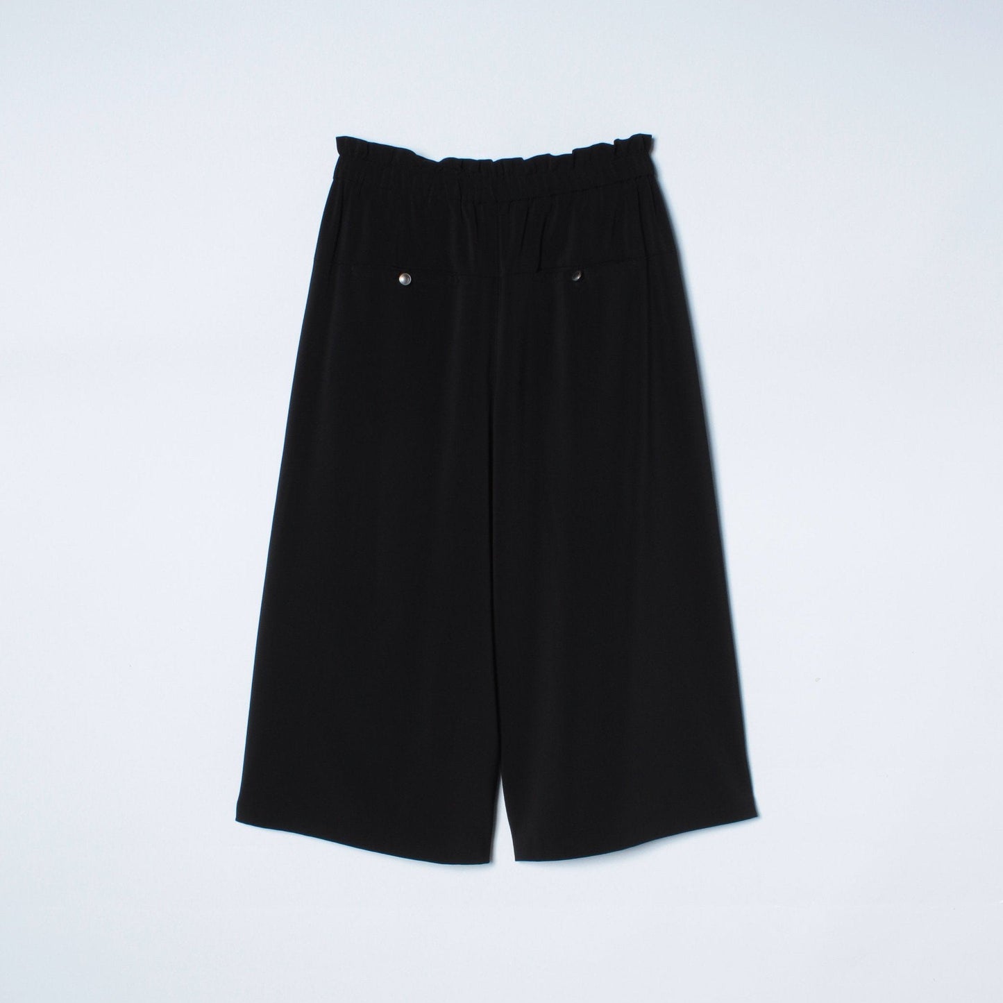 【手洗い可能】ワイドクロップドパンツ
