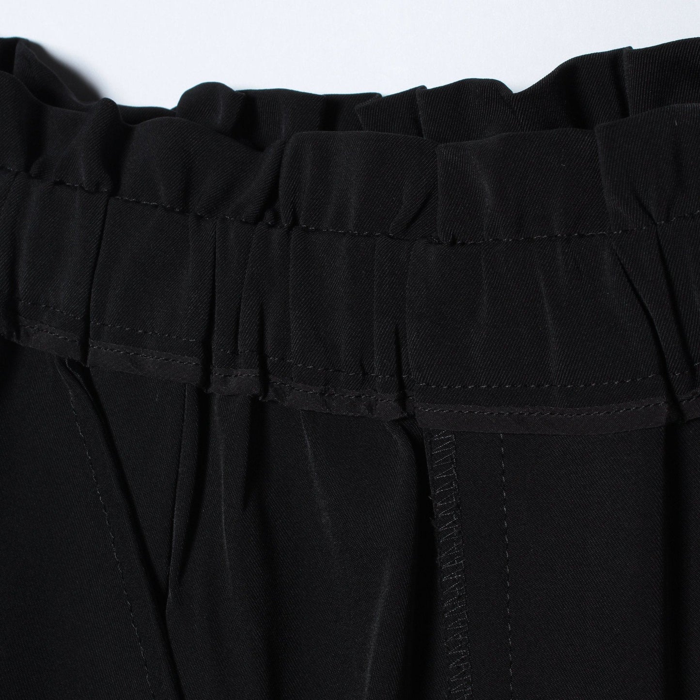 【手洗い可能】ワイドクロップドパンツ