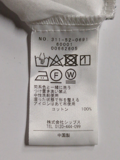 〈手洗い可能〉コットンボイル ピンタック デザイン ブラウス