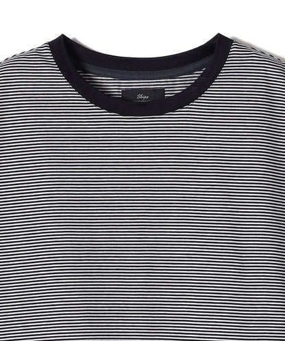 SHIPS Primary Navy Label:〈手洗い可能〉ボクシー ジャージ プルオーバー
