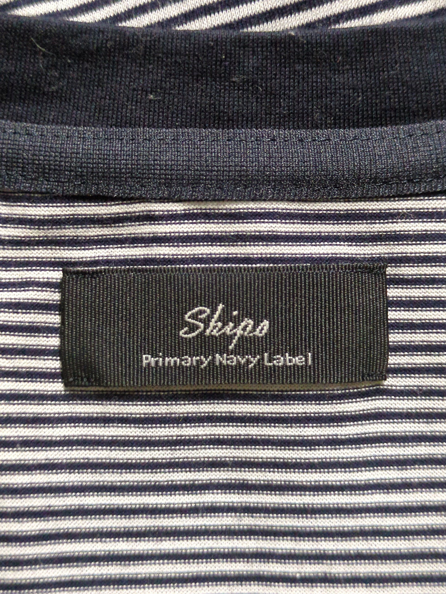 SHIPS Primary Navy Label:〈手洗い可能〉ボクシー ジャージ プルオーバー