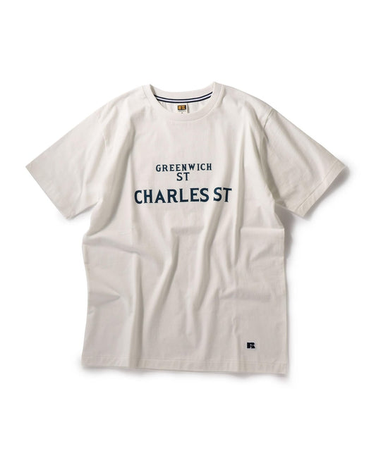 RUSSELL ATHLETIC×SHIPS: 別注 プリント Tシャツ 19SS