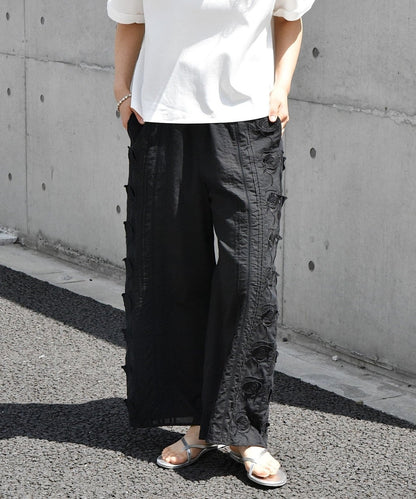 bon_meur: 3D エンブロ ロングパンツ